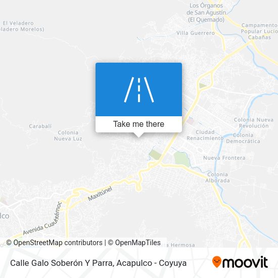 Mapa de Calle Galo Soberón Y Parra