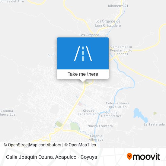 Mapa de Calle Joaquín Ozuna