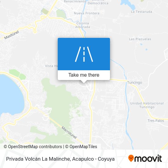 Privada Volcán La Malinche map