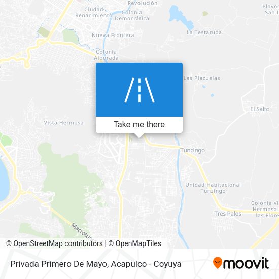 Mapa de Privada Primero De Mayo