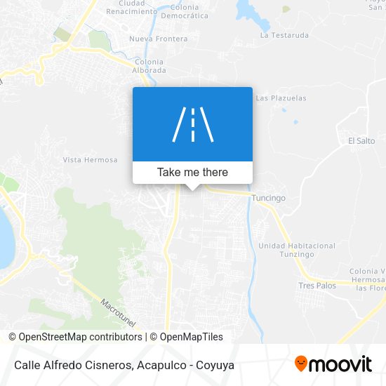 Calle Alfredo Cisneros map