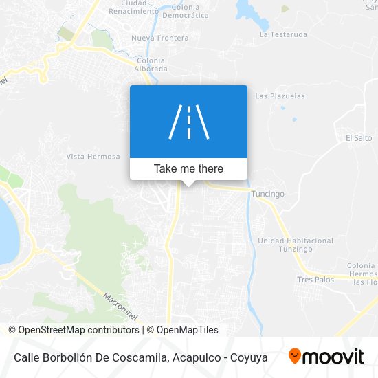 Calle Borbollón De Coscamila map