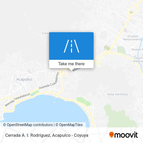 Cerrada A. I. Rodríguez map