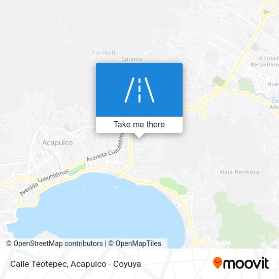 Mapa de Calle Teotepec