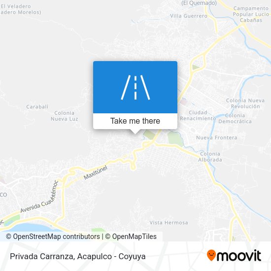 Mapa de Privada Carranza