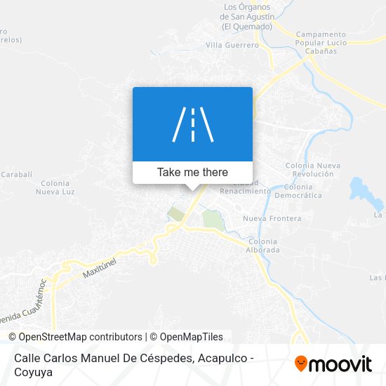 Mapa de Calle Carlos Manuel De Céspedes