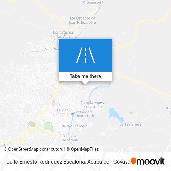 Mapa de Calle Ernesto Rodríguez Escalona