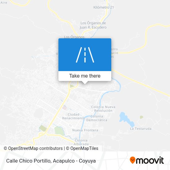 Calle Chico Portillo map