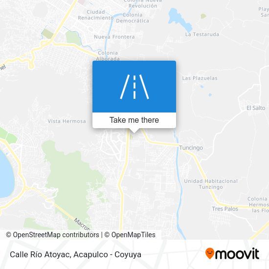 Mapa de Calle Río Atoyac