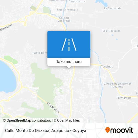 Calle Monte De Orizaba map
