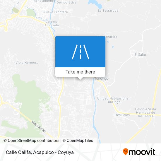 Mapa de Calle Califa