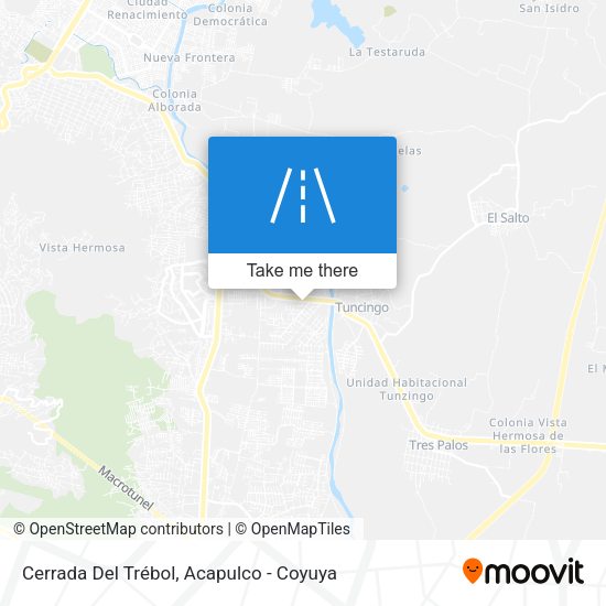 Mapa de Cerrada Del Trébol
