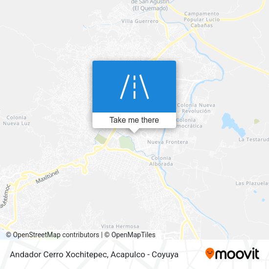Mapa de Andador Cerro Xochitepec