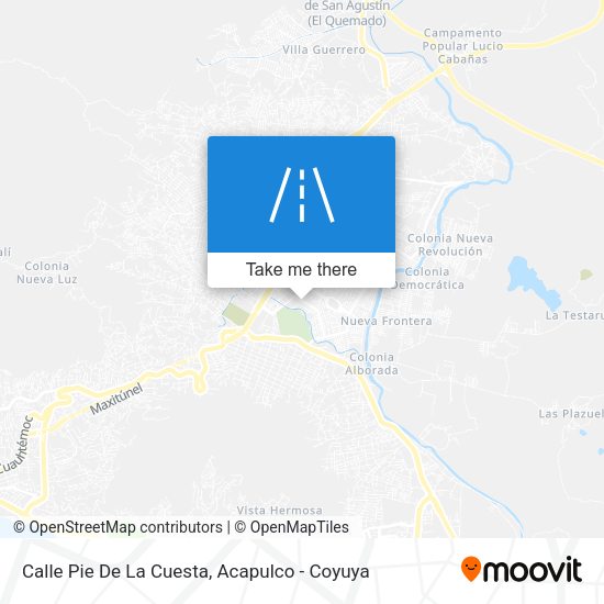 Calle Pie De La Cuesta map