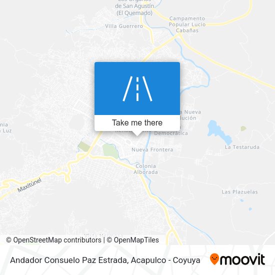 Mapa de Andador Consuelo Paz Estrada