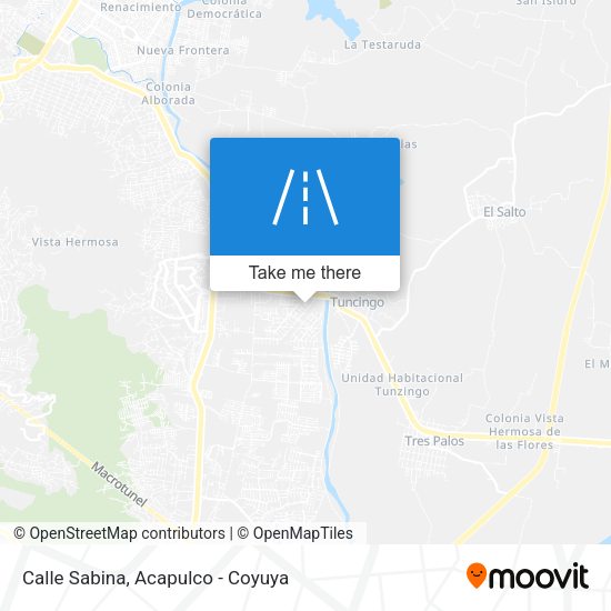 Mapa de Calle Sabina