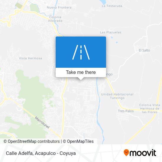 Mapa de Calle Adelfa
