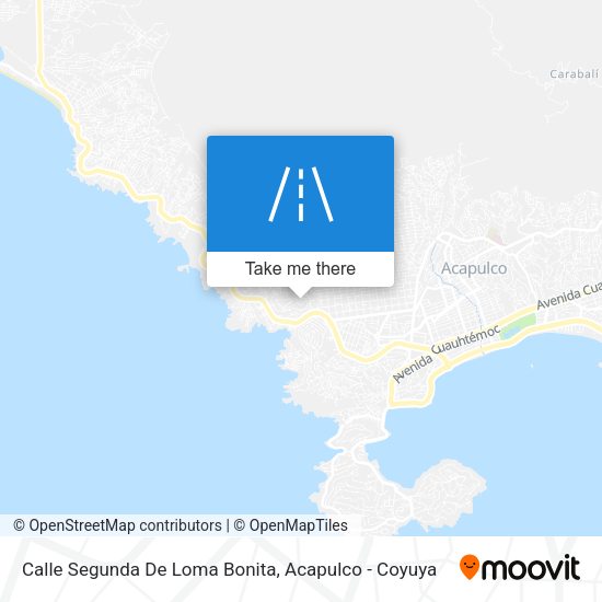 Calle Segunda De Loma Bonita map