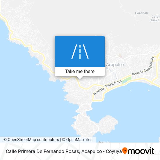 Calle Primera De Fernando Rosas map