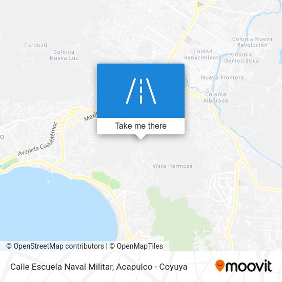 Mapa de Calle Escuela Naval Militar