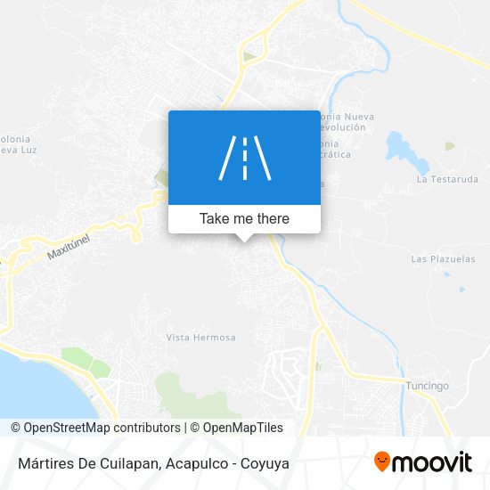 Mártires De Cuilapan map