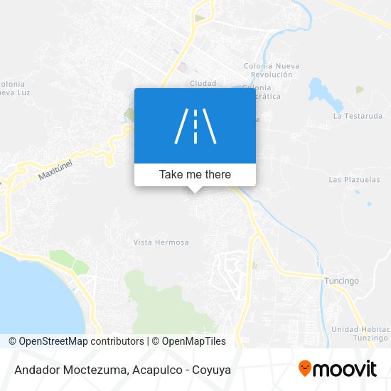 Mapa de Andador Moctezuma