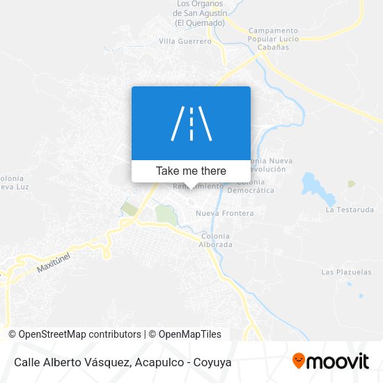Mapa de Calle Alberto Vásquez