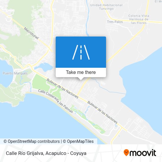 Calle Río Grijalva map