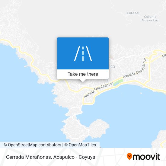 Cerrada Marañonas map