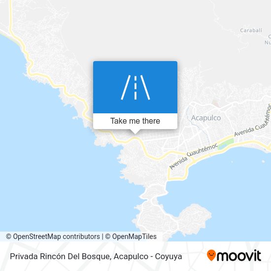 Mapa de Privada Rincón Del Bosque