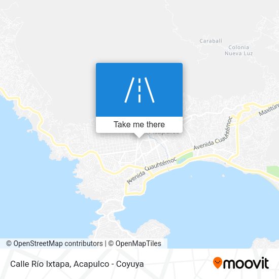 Calle Río Ixtapa map