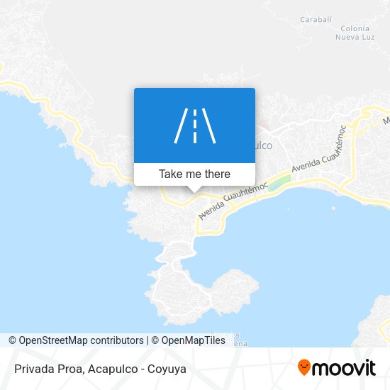 Mapa de Privada Proa
