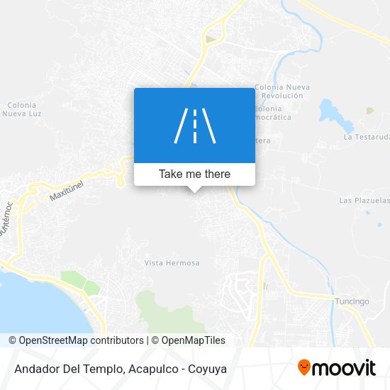 Mapa de Andador Del Templo