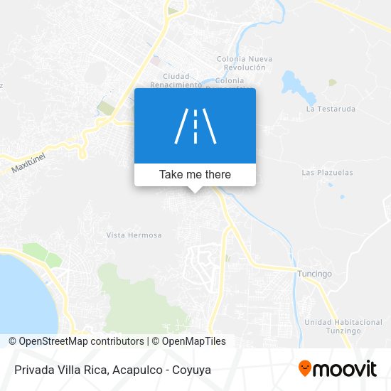 Privada Villa Rica map