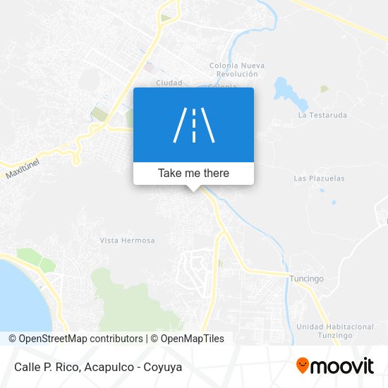 Mapa de Calle P. Rico