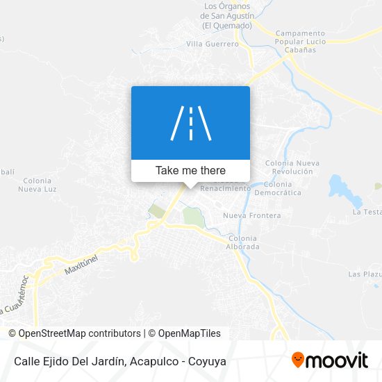 Calle Ejido Del Jardín map