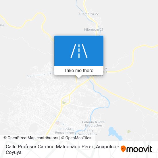 Calle Profesor Caritino Maldonado Pérez map