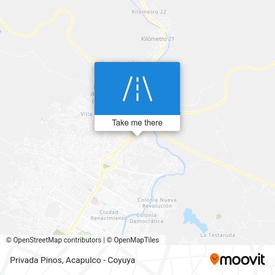 Mapa de Privada Pinos