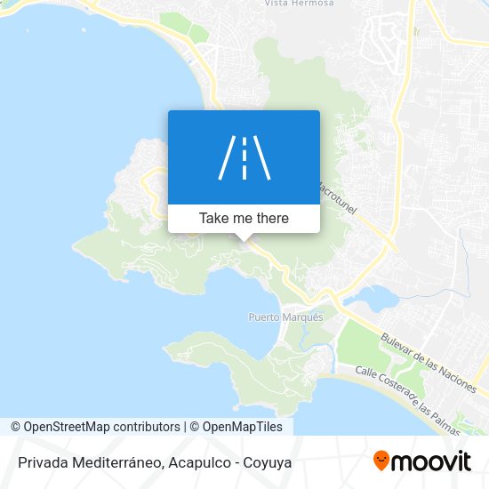 Privada Mediterráneo map