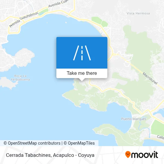 Cerrada Tabachines map