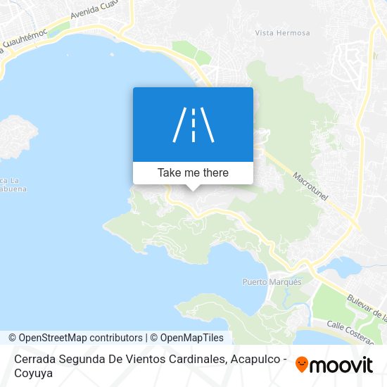 Cerrada Segunda De Vientos Cardinales map