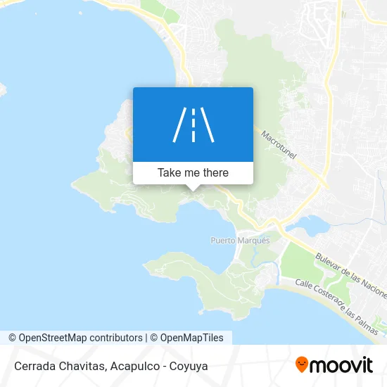 Cerrada Chavitas map