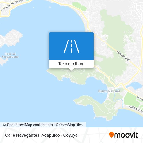 Mapa de Calle Navegantes
