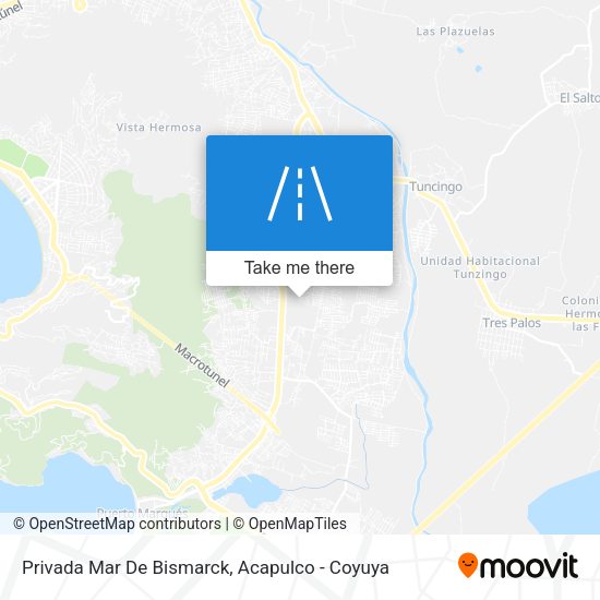 Privada Mar De Bismarck map