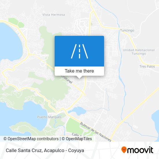 Mapa de Calle Santa Cruz