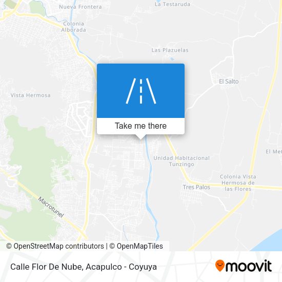 Mapa de Calle Flor De Nube