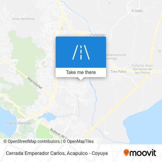 Cerrada Emperador Carlos map