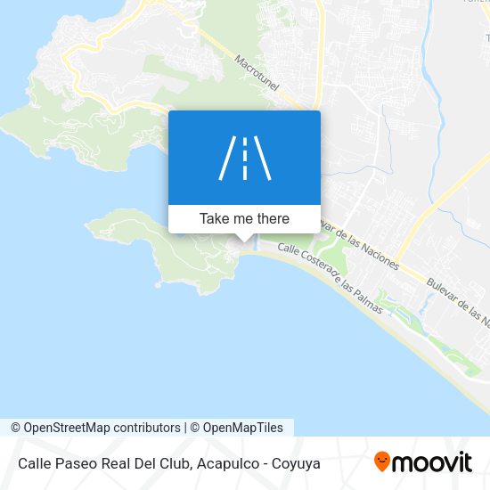 Mapa de Calle Paseo Real Del Club