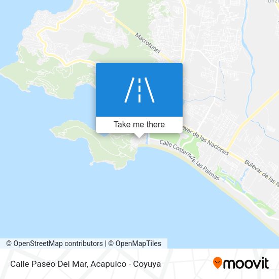 Mapa de Calle Paseo Del Mar