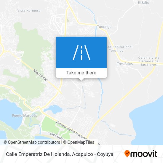 Mapa de Calle Emperatriz De Holanda